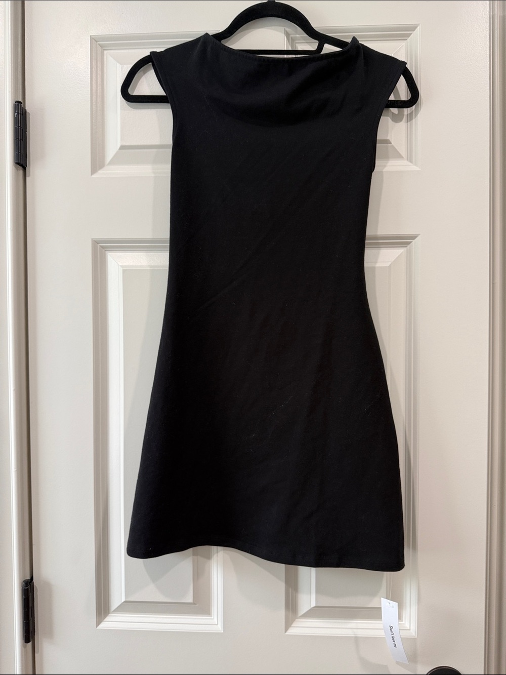 Reformation Black Sleeveless Mini Dress